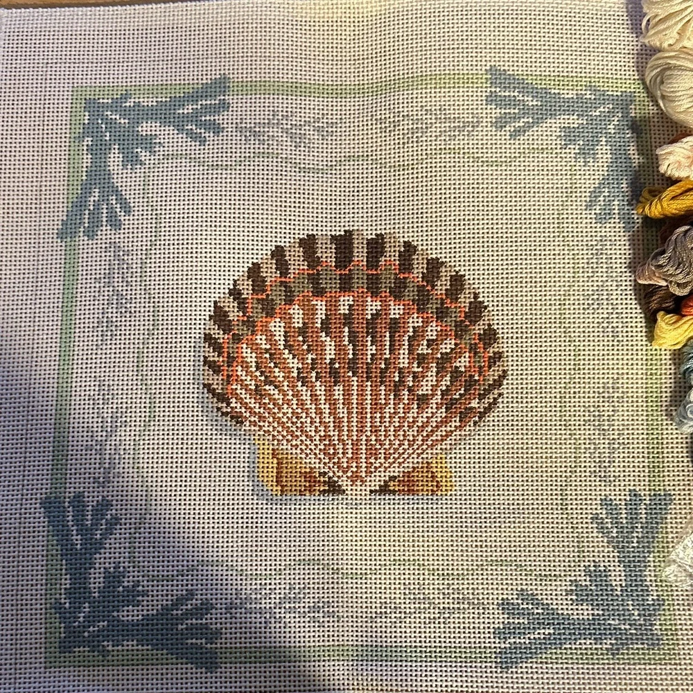 Seashell Embroidery Kit - Picture 2 of 6